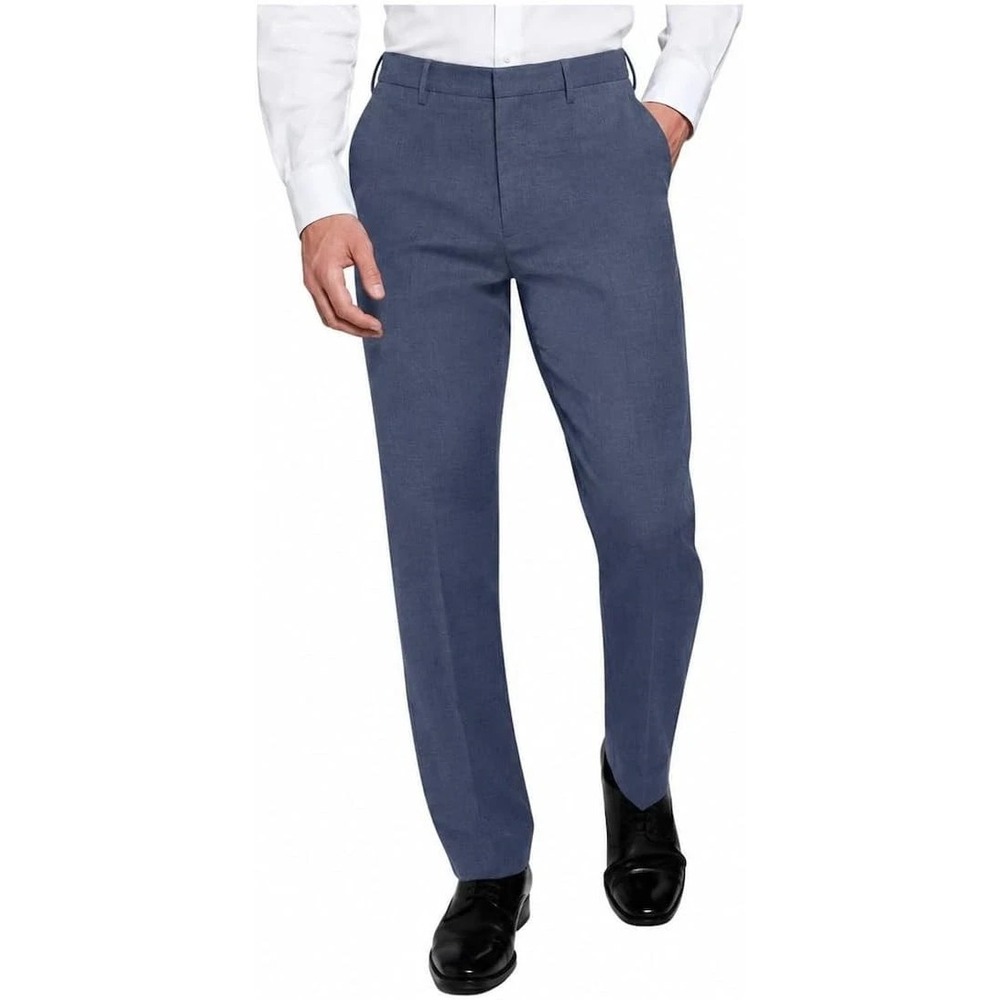 Calvin Klein Men's Slim Fit Dress Pant, Blue, Size: 36x32, New